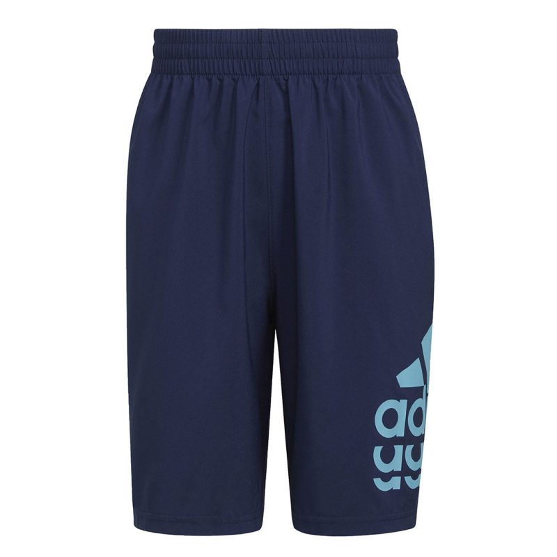 adidas Kids Junior Essentials Woven Badge Of Sport Shorts GB8963 01