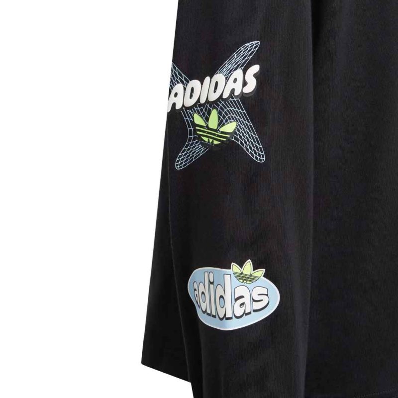 adidas Kids Junior Graphic Long Sleeve T Shirt IJ0739 4