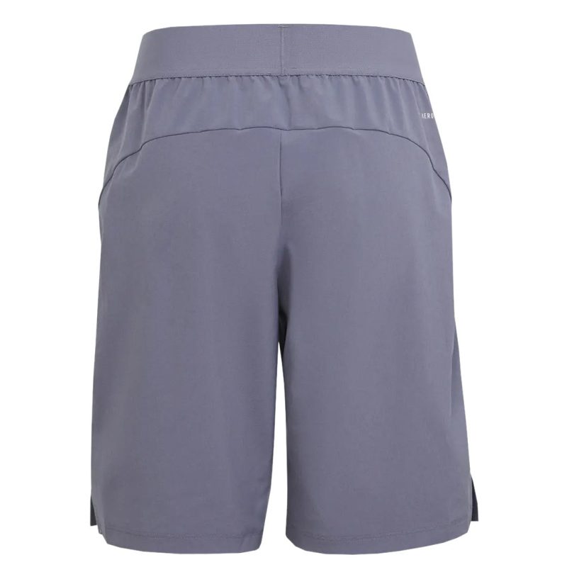 adidas Kids Junior Icons Aeroready Logo Woven Shorts IA4618 02