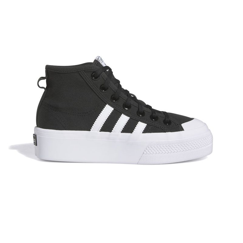 adidas Kids Junior Nizza Platform Mid Shoes IG7833 01