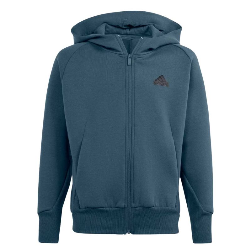 adidas Kids Junior Z.N.E. Full Zip Hoodie IK5716 01