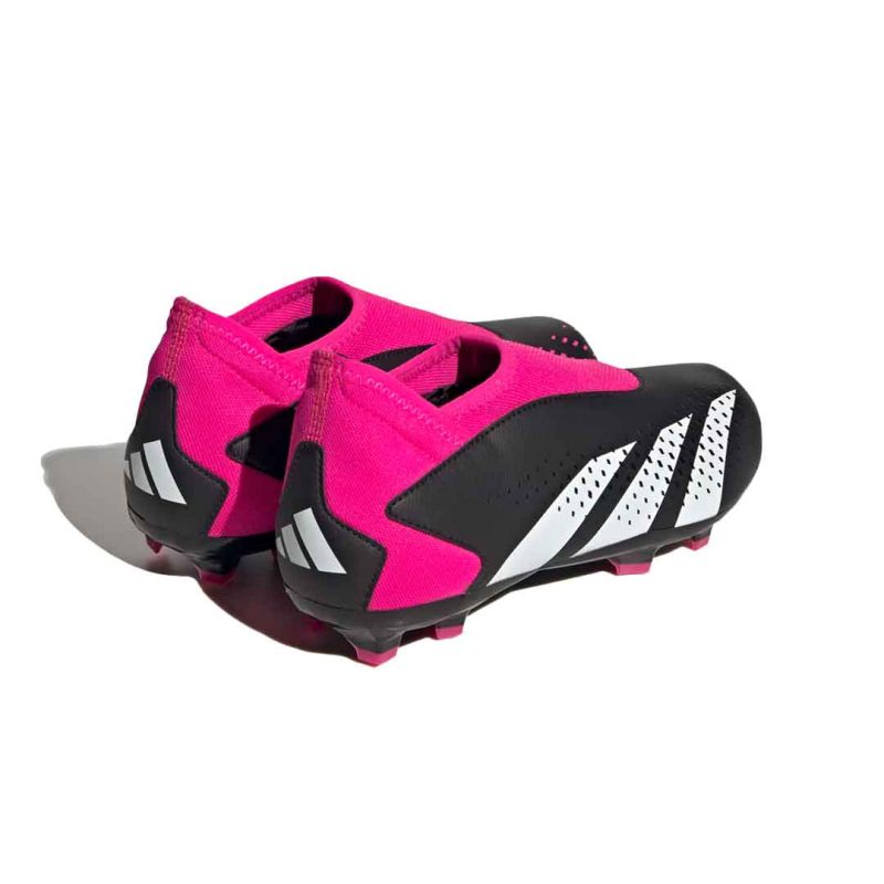 adidas Kids Preschool Junior Predator Accuracy.3 Laceless Firm Ground Soccer Cleats GW4606 3