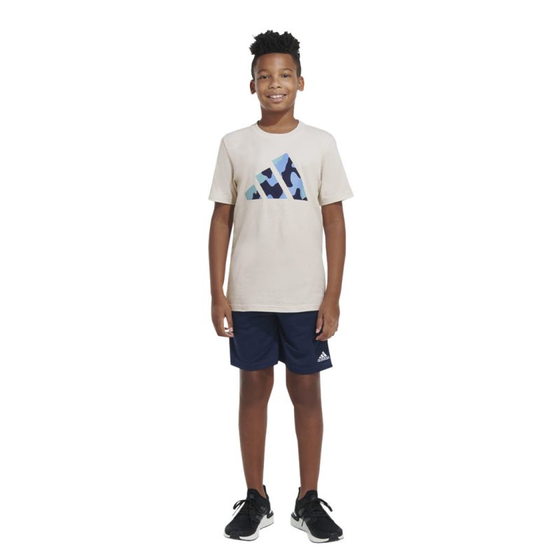 adidas Kids Youth Camo Logo T Shirt GB8785 02