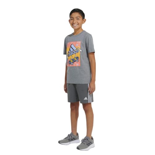 adidas Kids Youth HTR Skater Bos Short Sleeve T Shirt GB8881 03