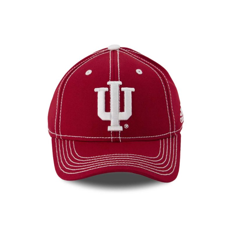 adidas Kids Youth Indiana Hoosiers Structured Adjustable Cap R48D7M85 2