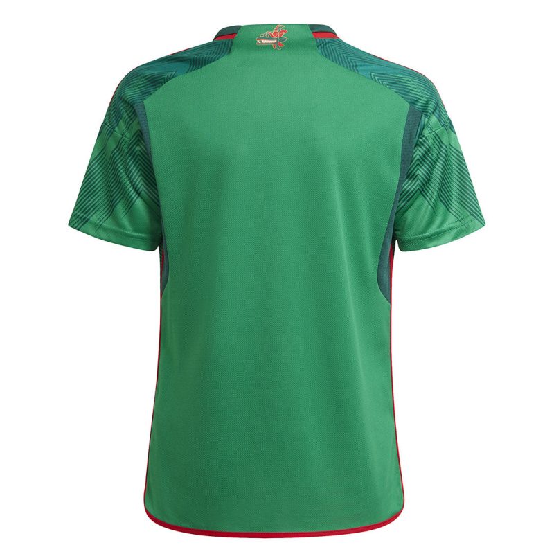 adidas Kids Youth Mexico 22 Home Jersey HE8848 02