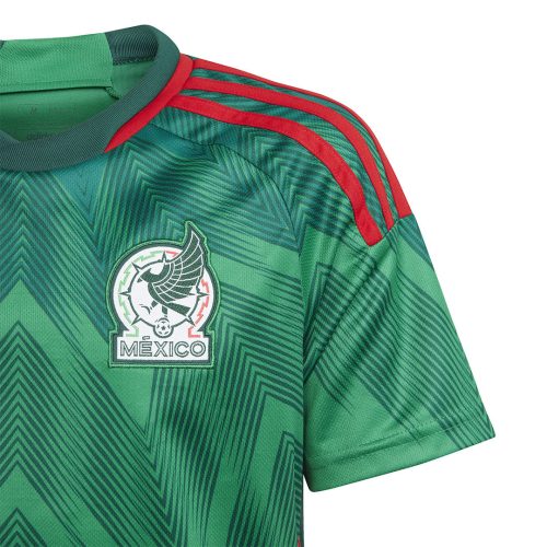 adidas Kids Youth Mexico 22 Home Jersey HE8848 03