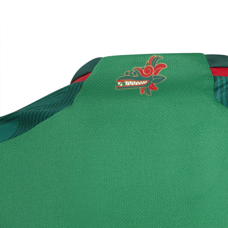 adidas Kids Youth Mexico 22 Home Jersey HE8848 04