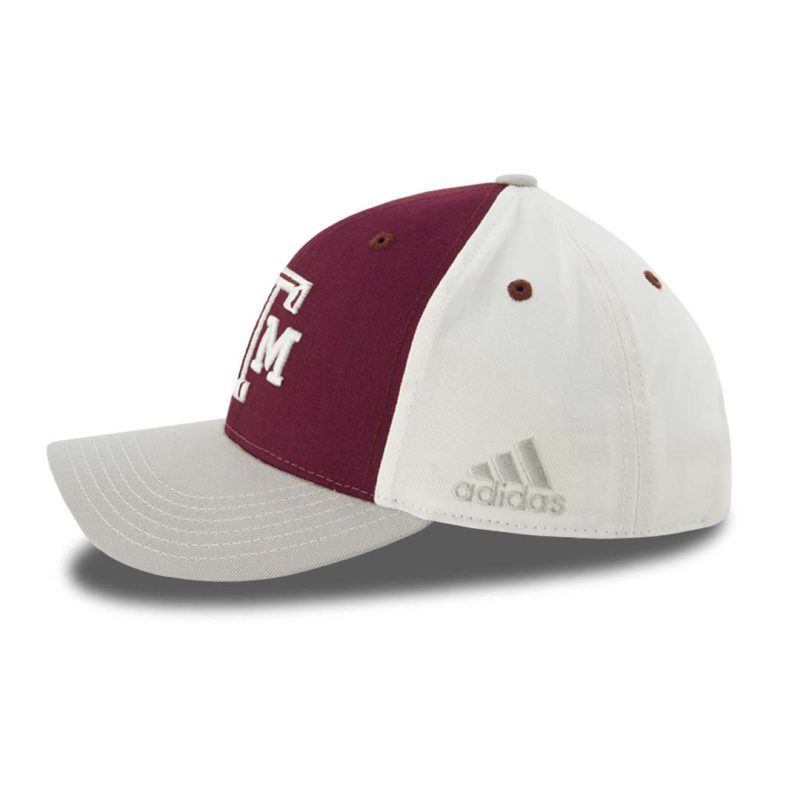 adidas Kids Youth Texas A M Aggies Structured Block Cap R48BLV66 2