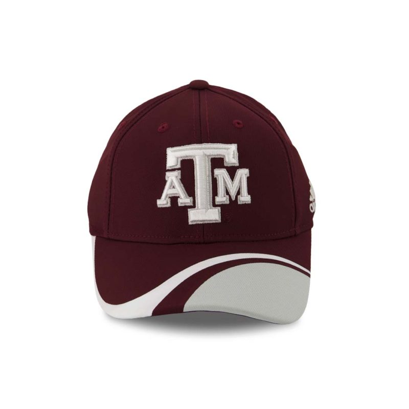 adidas Kids Youth Texas A M Aggies Structured Flex Cap R48BMX66 2