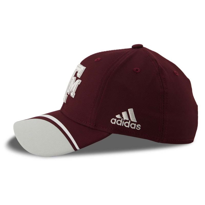 adidas Kids Youth Texas A M Aggies Structured Flex Cap R48BMX66 3