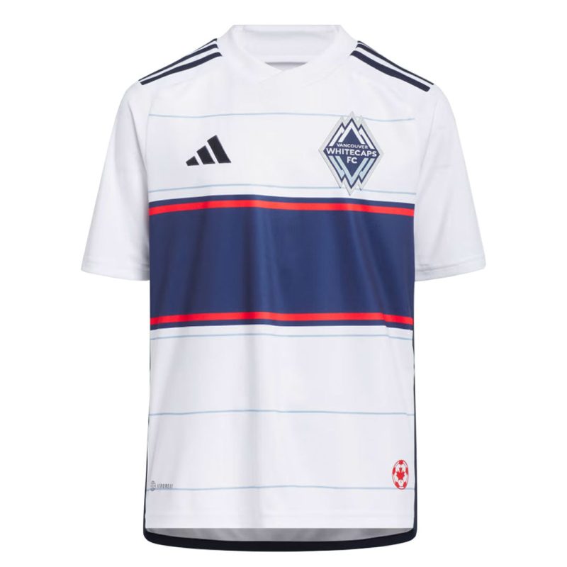 adidas Kids Youth Vancouver Whitecaps 23 24 Home Jersey HU1389 01