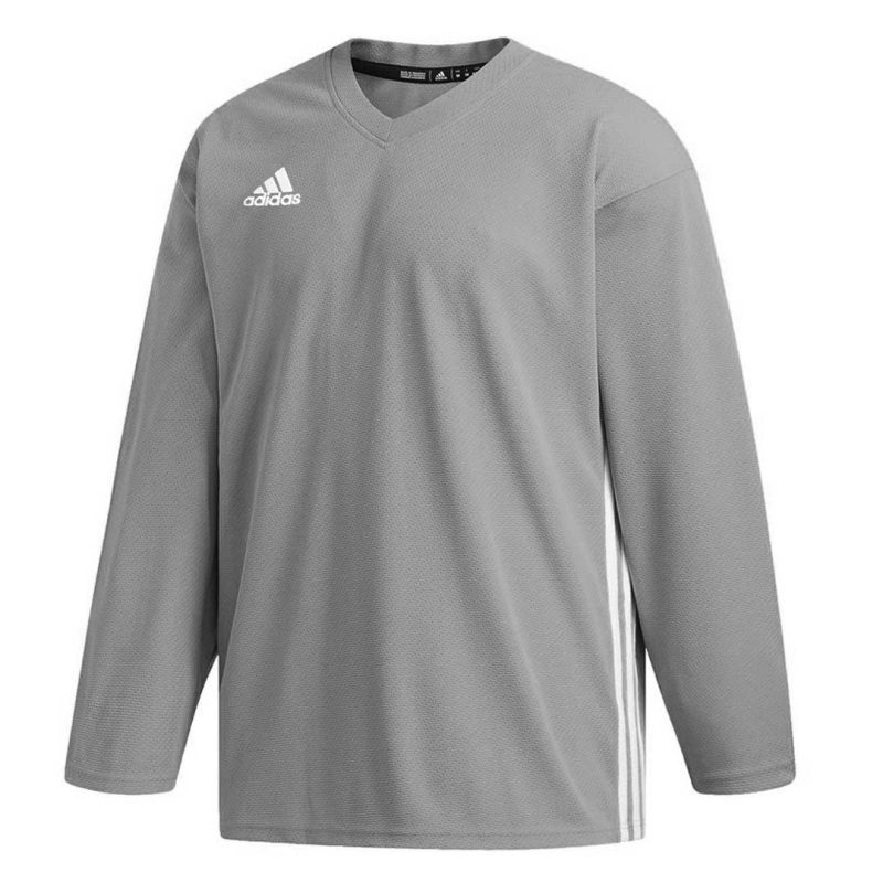 adidas Kids Youth HockeyadiTeamPracticeGoalieTrainingJersey ED4119 1