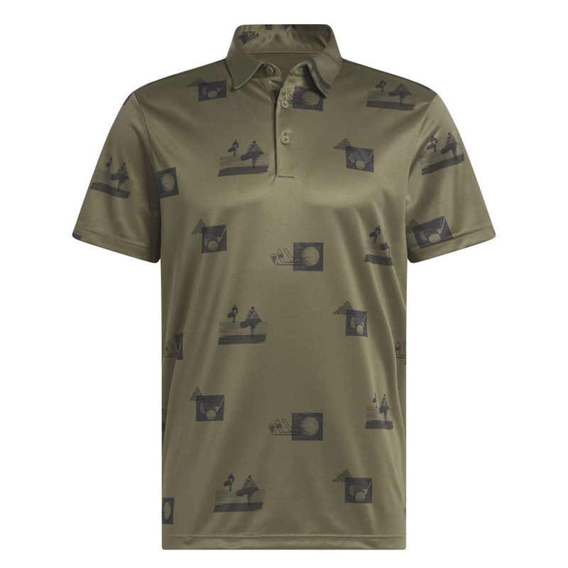 adidas M Allover Print Polo HR7999 01