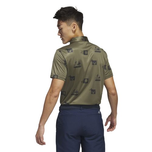 adidas M Allover Print Polo HR7999 04