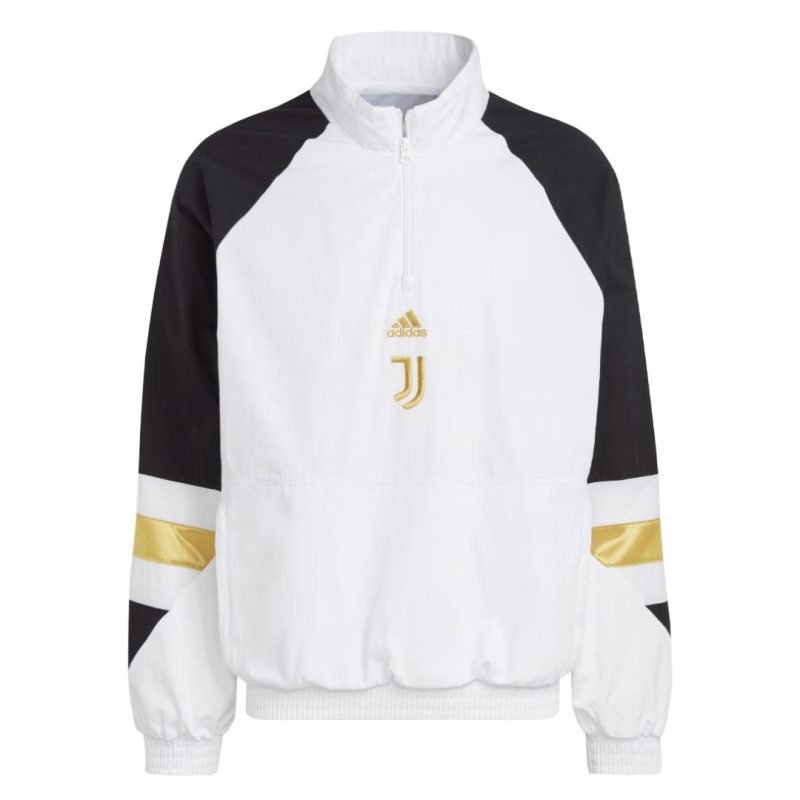 adidas Men s 22 23 Juventus Icon 1 2 Zip Top HS9805 01