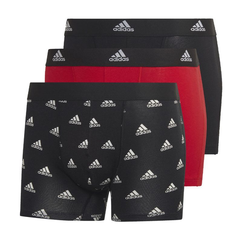 adidas Men s 3 Pack Active Flex Cotton Trunk Briefs GB0801 01