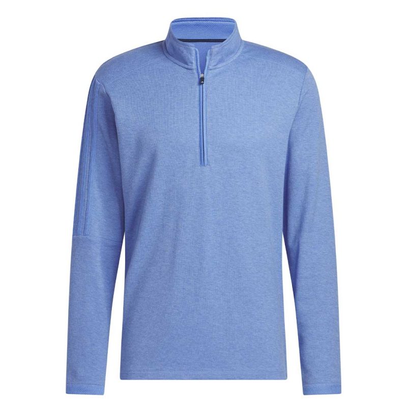 adidas Men s 3 Stripes Quarter Zip Pullover HR9065 01