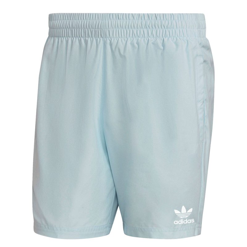 adidas Men s Adicolor Essentials Trefoil Swim Shorts HK0178 01