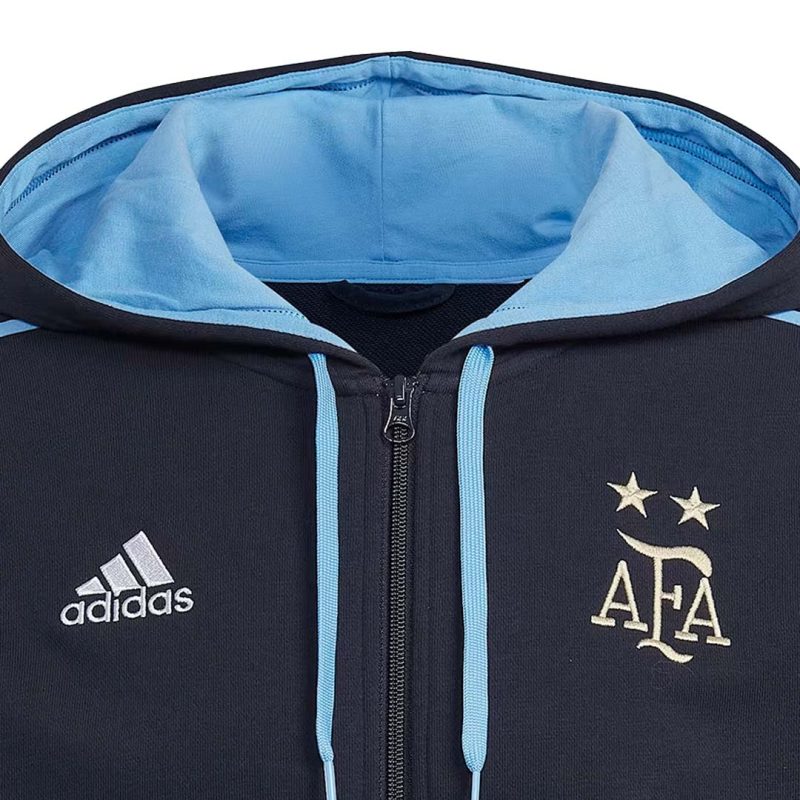 adidas Men s Argentina 3 Stripes Full Zip Hoodie HF3959 06