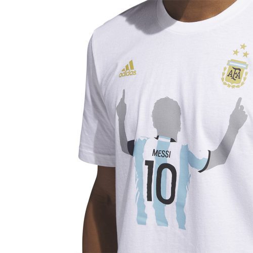 adidas Men s Argentina Messi 3 Stars T Shirt HS0418 05