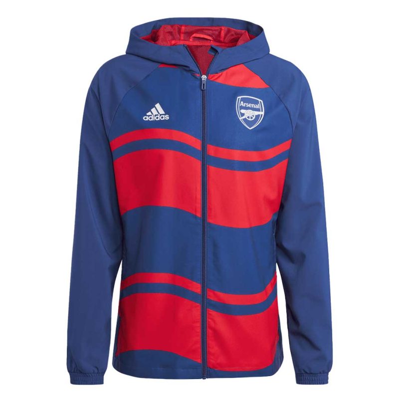 adidas Men s Arsenal FC 22 23 Windbreaker Jacket HT7156 1