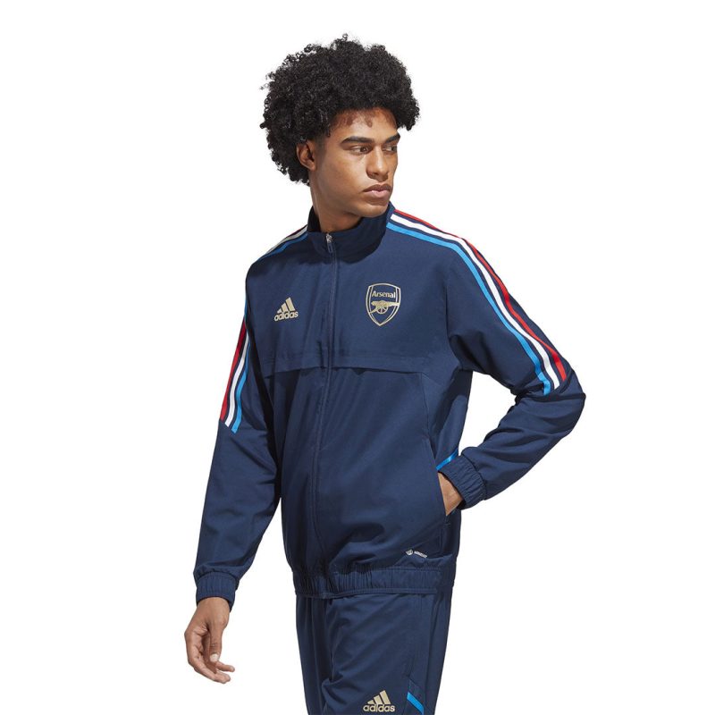 adidas Men s Arsenal Presentation Jacket HZ9989 02