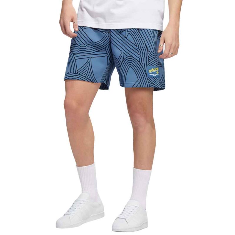 adidas Men s Athletic Club Allover Print Shorts HI2969 2