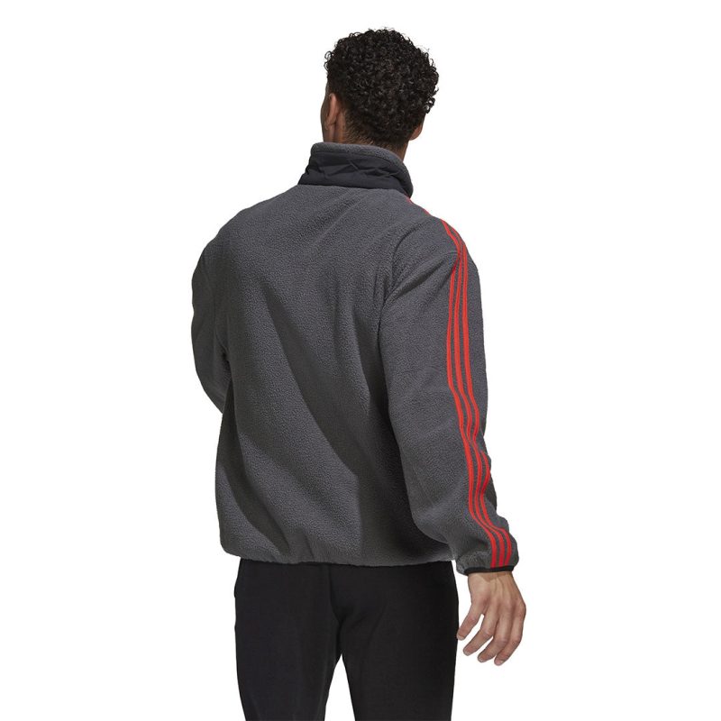 adidas Men s Bayern Munich Lifestyler Fleece Full Zip Jacket HF1343 04