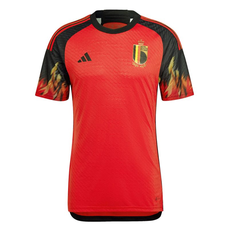 adidas Men s Belgium 22 23 Authentic Home Jersey HD9413 01