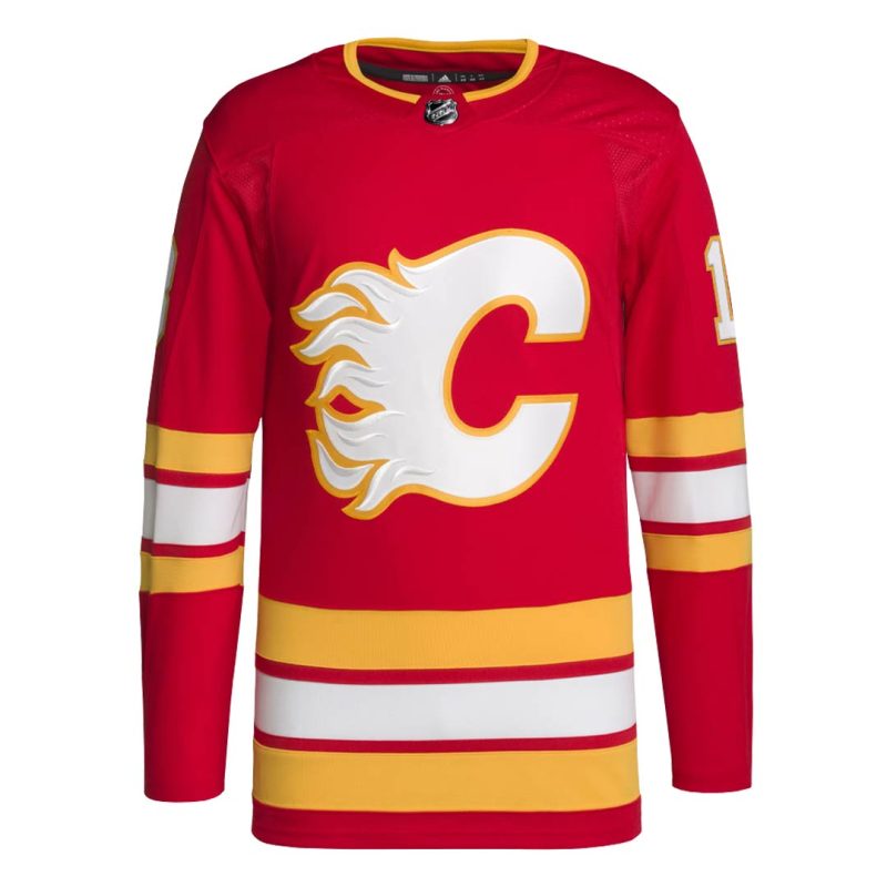 adidas Men s Calgary Flames Authentic Johnny Gaudreau Home Jersey GT5691 2