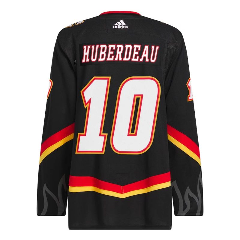 adidas Men s Calgary Flames Authentic Jonathan Huberdeau Jersey IN0844