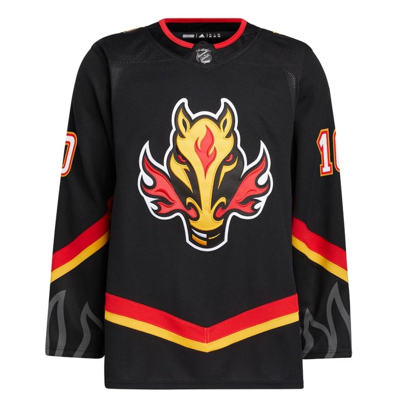 adidas Men s Calgary Flames Authentic Jonathan Huberdeau Jersey IN0844 2