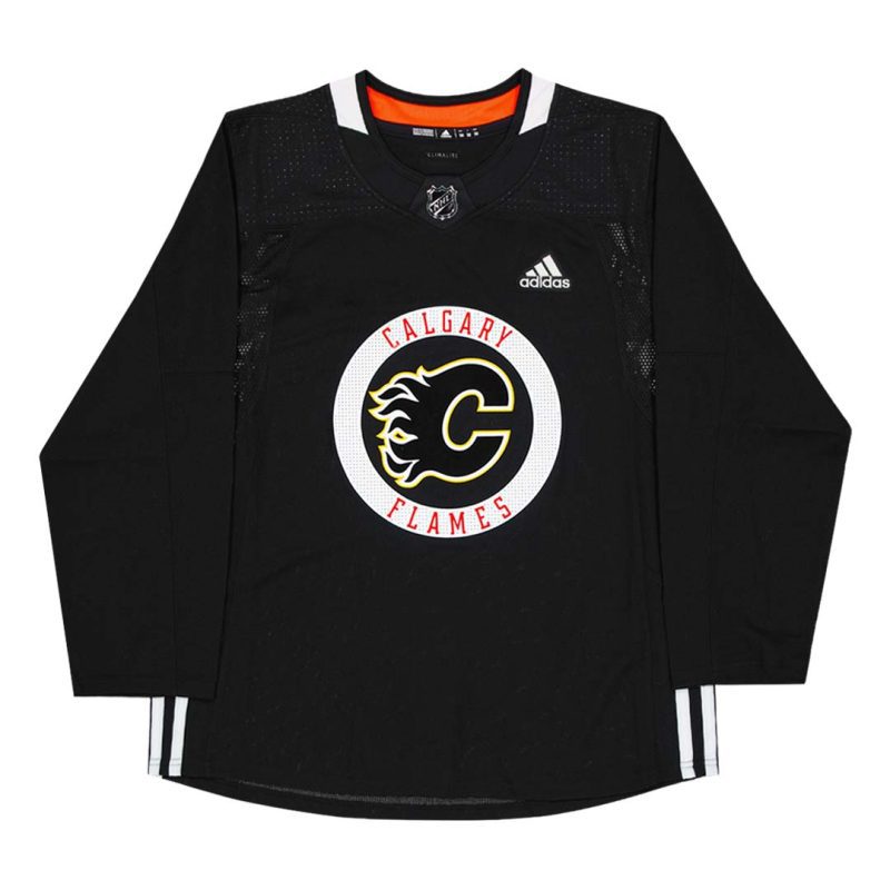 adidas Men s Calgary Flames Authentic Practice Jersey CA7184 1