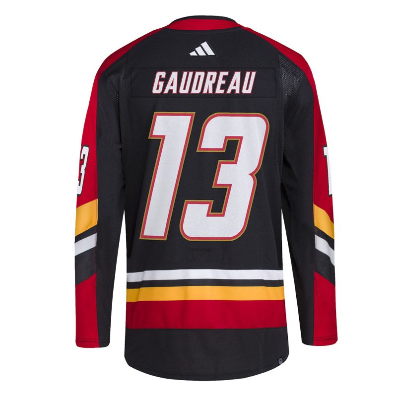 adidas Men s Calgary Flames Johnny Gaudreau Authentic Retro Jersey H52298 02