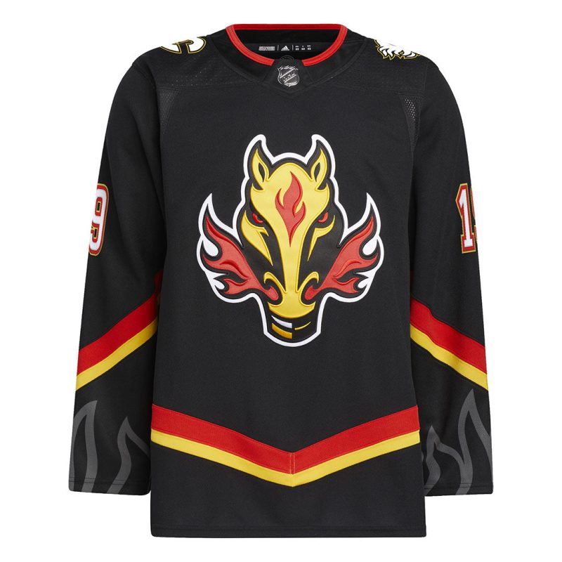 adidas Men s Calgary Flames Matthew Tkachuk Authentic Third Jersey HZ4313 01