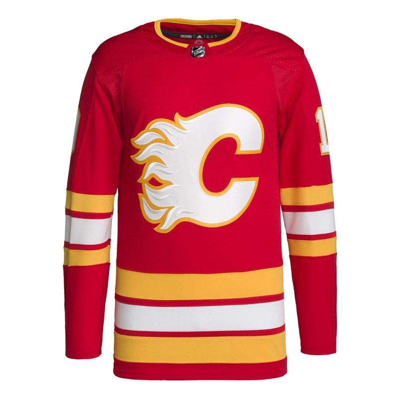 adidas Men s Calgary Flames Matthew Tkachuk Home Authentic Jersey H56836 01