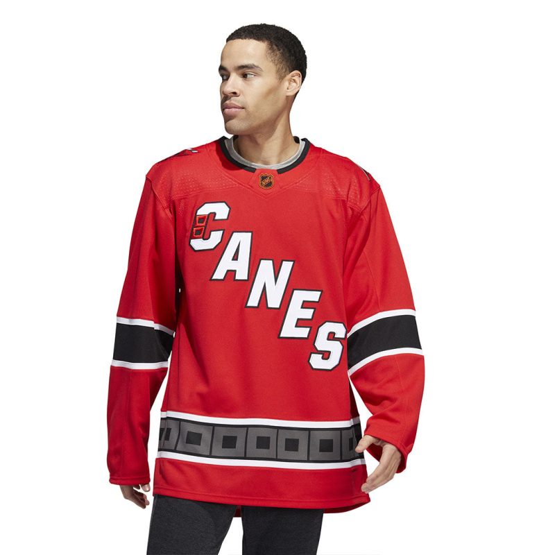 adidas Men s Carolina Hurricanes Authentic Reverse Retro Wordmark Jersey HN4081 03