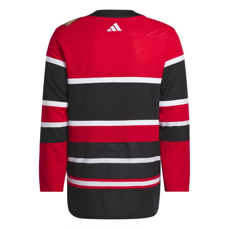 adidas Men s Chicago Blackhawks Authentic Reverse Retro Jersey HN4080 05