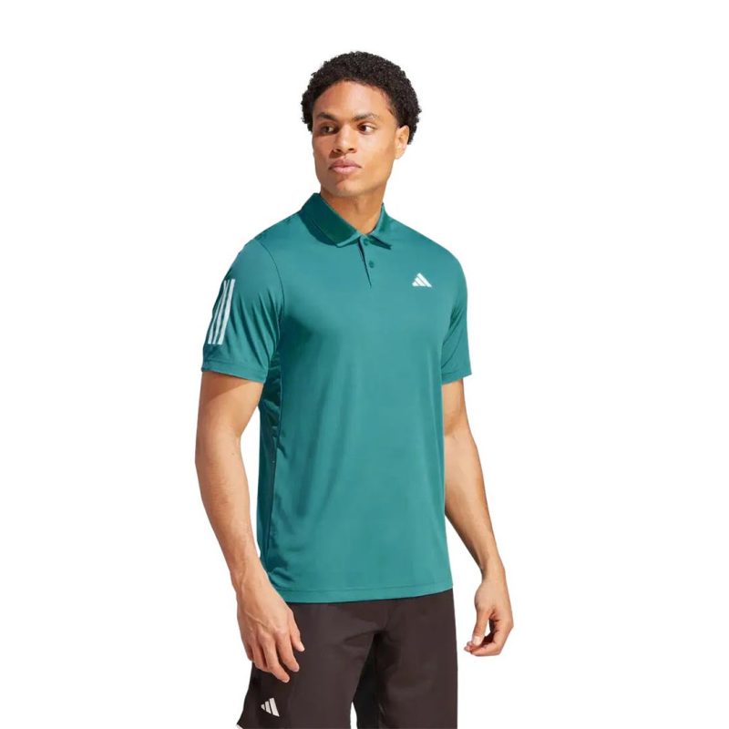 adidas Men s Club 3 Stripes Tennis Polo IA9509 02