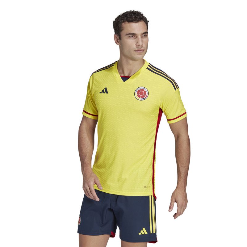 adidas Men s Colombia 22 Authentic Home Jersey HB9172 02