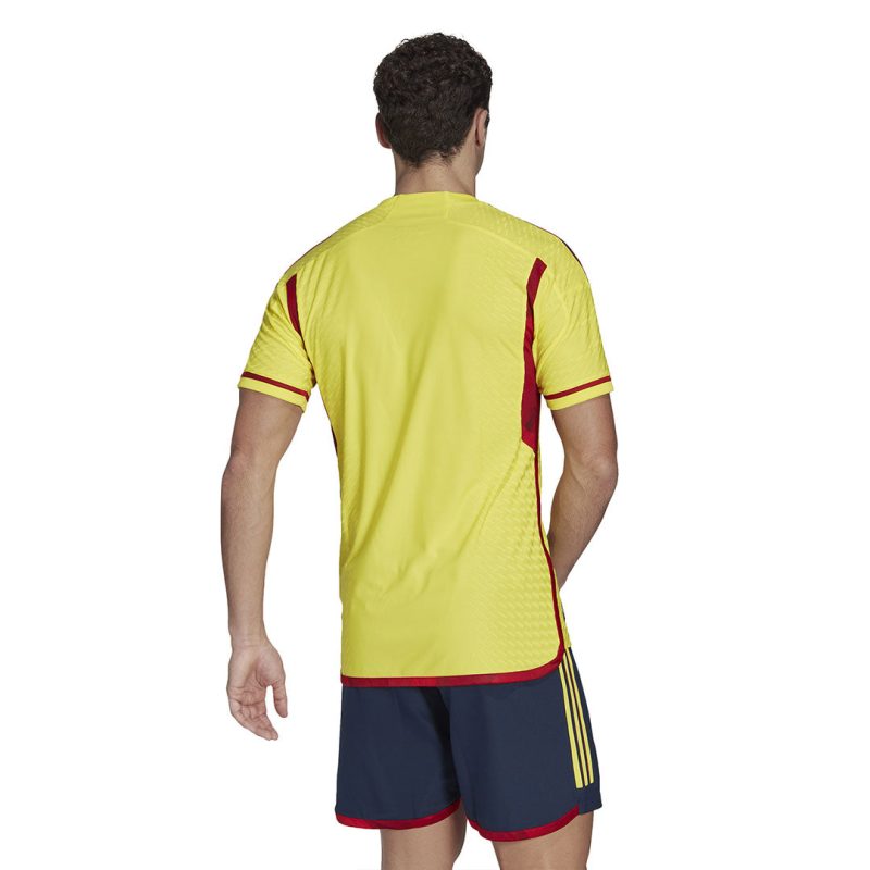 adidas Men s Colombia 22 Authentic Home Jersey HB9172 04