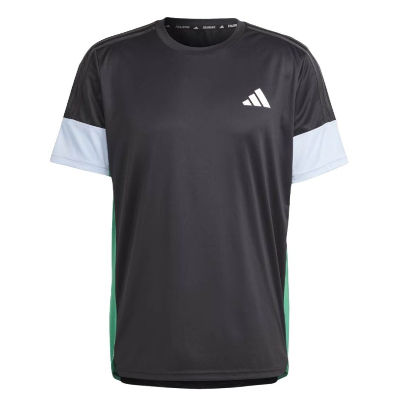 adidas Men s Colourblock 3 Stripes T Shirt IN5071 5