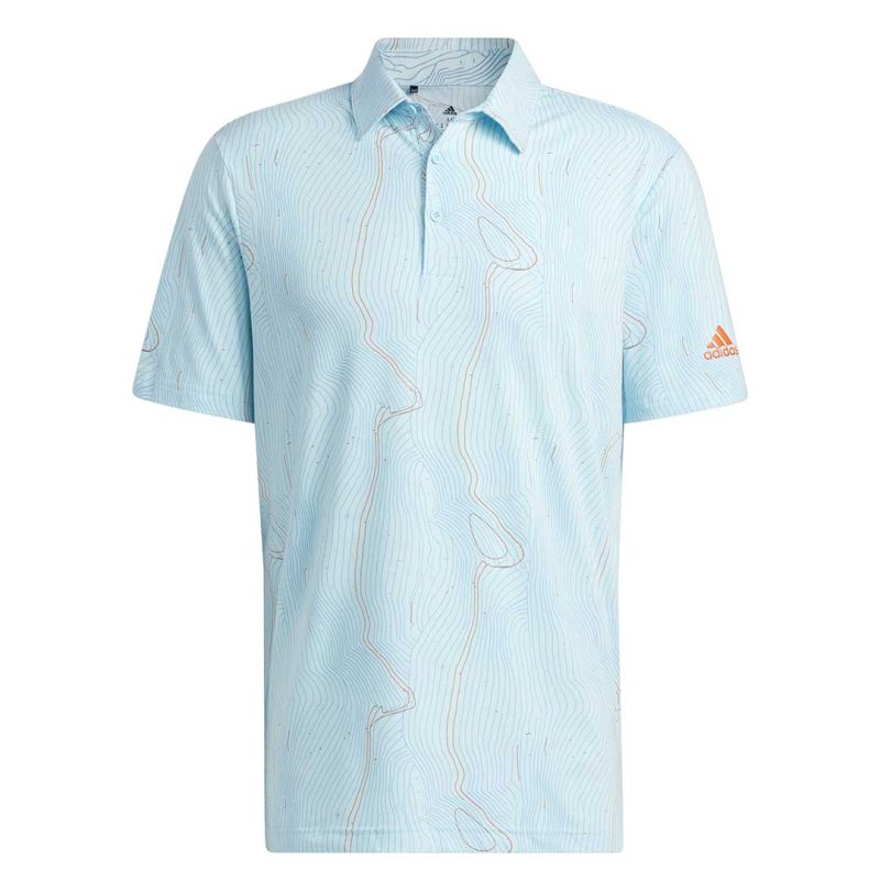 adidas Men s Course Map Polo Tee HF6607 01