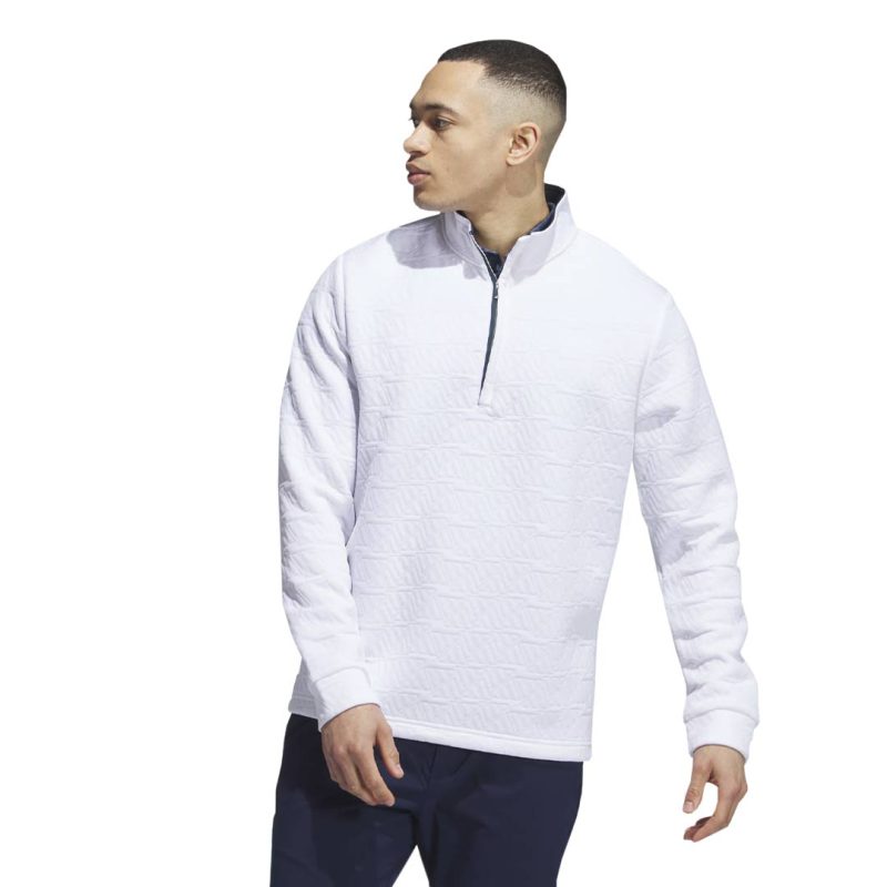 adidas Men s DWR 1 4 Zip Pullover IB2596 02