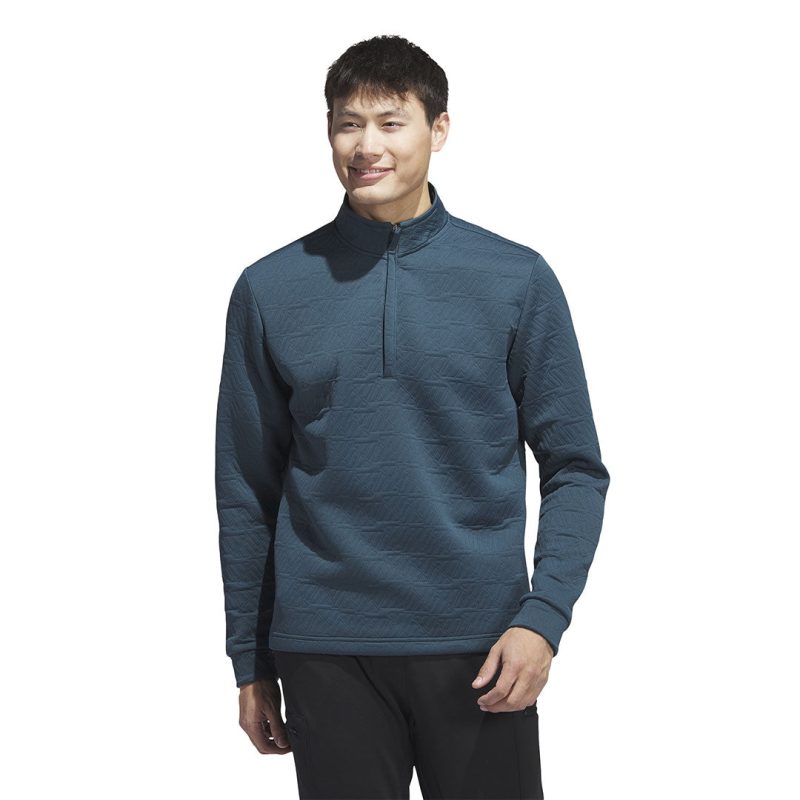 adidas Men s DWR Quarter Zip Pullover HZ0434 02