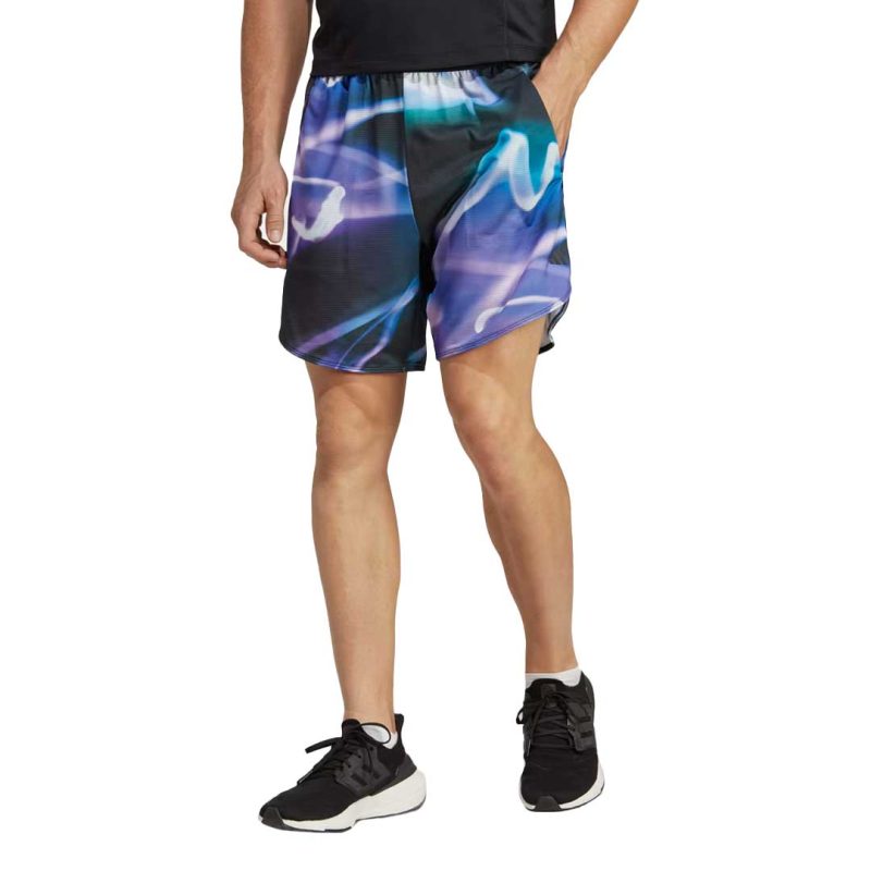 adidas Men s Designed for Training HEAT.RDY HIIT Allover Print Shorts HN8051 7IN 2