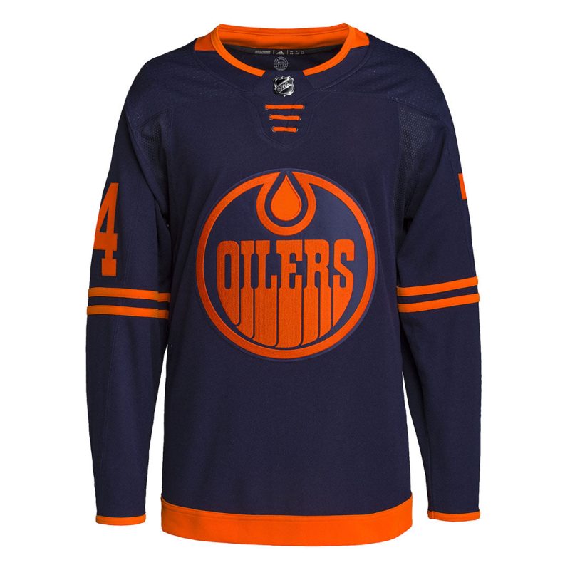 adidas Men s Edmonton Oilers Ethan Bear Authentic Third Jersey HA0448 01