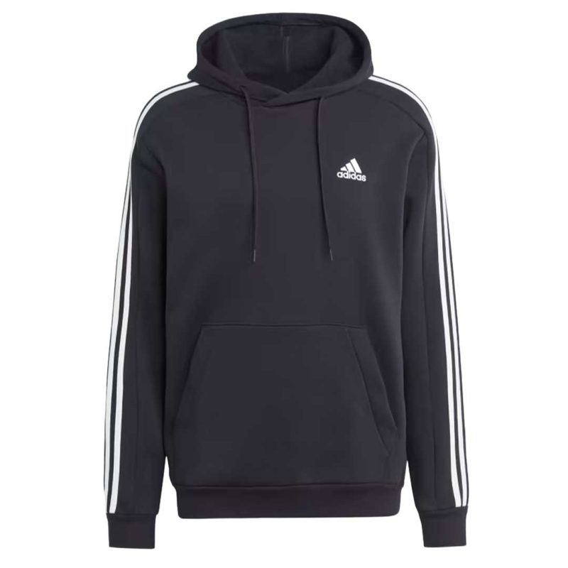 adidas Men s Essentials Fleece 3 Stripes Hoodie IB4028 1