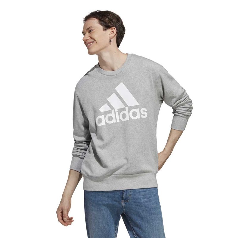 adidas Men s Essentials French Terry Big Logo Sweater IC9326 02